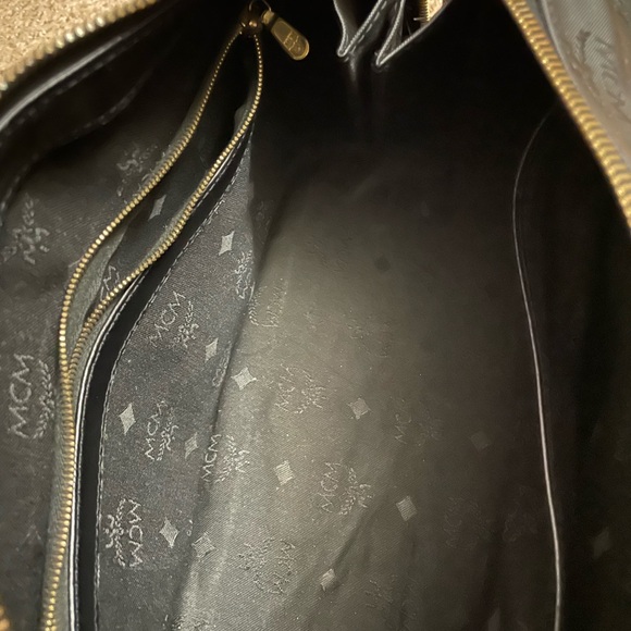 MCM BOSTON BAG VISETOS PVC LEATHER - Picture 5 of 15